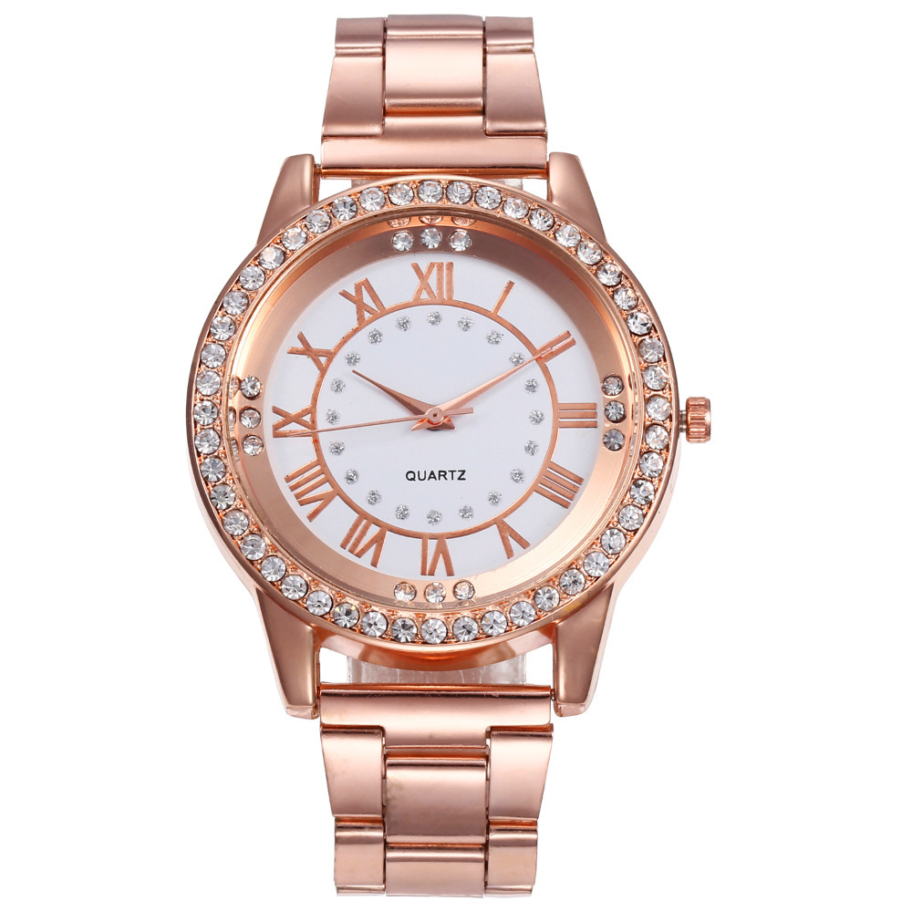 European and American steel quartz watch female fashion watch female students Korean version simple