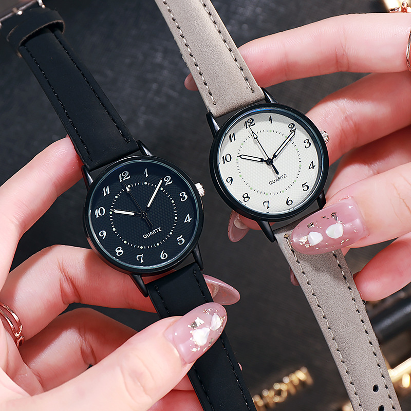 New glow-in-the-dark waterproof watch Women's watch quartz watch figure
